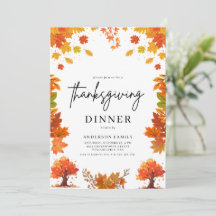 Cozy Fall Thanksgiving Dinner Party
