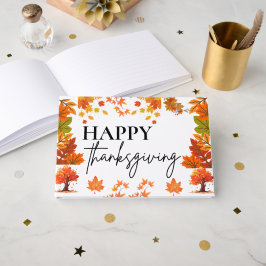 Cozy Fall Thanksgiving Dinner Party Gästebuch