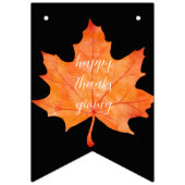 Cozy Fall Thanksgiving Dinner Party Wimpelkette (Erste Fahne)