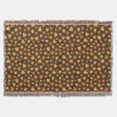 "Cozy Fall Vibe"-Ahornblatt Decke (Vorderseite)