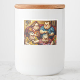 Cozy Family Jar Label Lebensmitteletikett