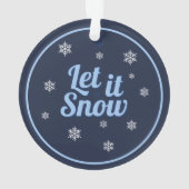 Cozy Festive Snowman Ornament (Rückseite)