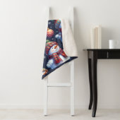 Cozy Festive Snowman Sherpadecke (Beispiel)