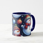 Cozy Festive Snowman Tasse (VorderseiteRechts)