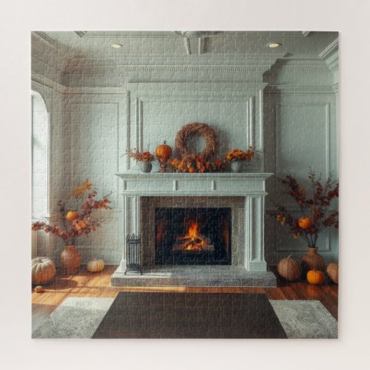 Cozy fireplace puzzle (Vertikal)
