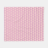 Cozy Fleece Blanket Modern Geometric Pattern (Vorderseite (Horizontal))