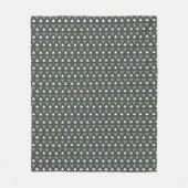 Cozy Fleece Blanket Modern Geometric Pattern (Vorderseite)