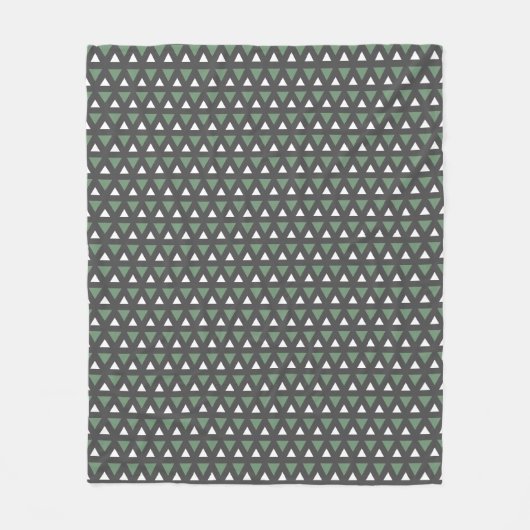 Cozy Fleece Blanket  Modern Geometric Pattern (Vorderseite)
