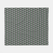 Cozy Fleece Blanket  Modern Geometric Pattern (Vorderseite (Horizontal))