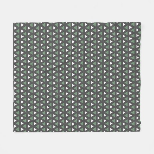 Cozy Fleece Blanket Modern Geometric Pattern (Vorderseite (Horizontal))