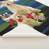 Cozy Fleece-goldener Retriever-Decke Sherpadecke (3/4)