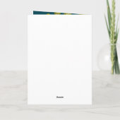 Cozy Forest Cabin and Animals Karte (Rückseite)