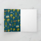 Cozy Forest Cabin and Animals Karte (Innenseite)
