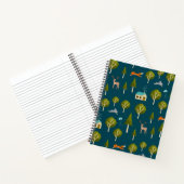 Cozy Forest Cabin and Animals Notebook Notizblock (Innenseite)