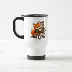 Cozy Fox Coffee & Quiet Travel Mug&Tumbler Design Reisebecher
