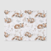 Cozy Foxes Christmas Seidenpapier (Vorderseite)