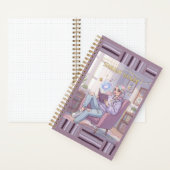 Cozy Galaxy Reader & Pastel Aesthetic Journal Notizblock (Innen)