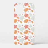 Cozy Ghosts & Pumpkins Autumn Pattern Case-Mate iPhone Hülle (Rückseite)