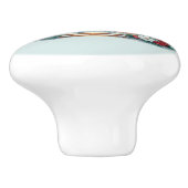 Cozy Gingerbread House Holiday Illustration Keramikknauf (Seitenansicht)