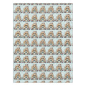 Cozy Gingerbread House Holiday Illustration Tischdecke (Vorderseite)