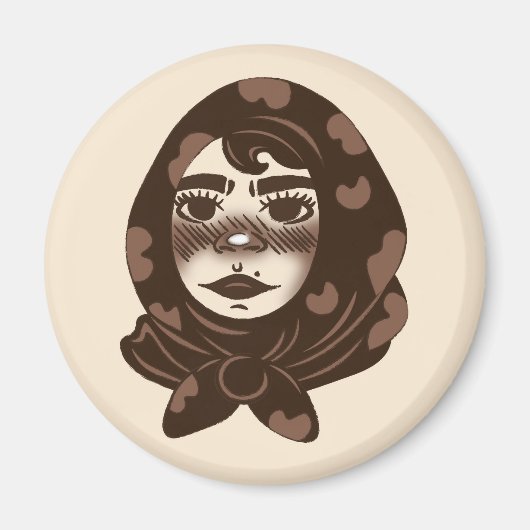 Cozy Girl Magnet (Vorne)