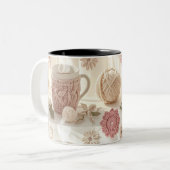Cozy Grandma's Kitchen Mug Zweifarbige Tasse (Vorderseite Links)