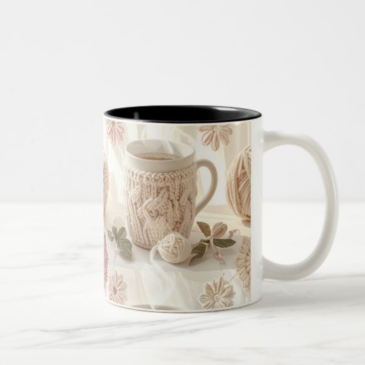 Cozy Grandma's Kitchen Mug Zweifarbige Tasse (Rechts)