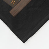 Cozy Halloween Bookshelf Ghost Pumpkin Bookish Boo Fleecedecke (Ecke)