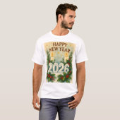 cozy happy new year 2026 family tshirt (Vorne ganz)