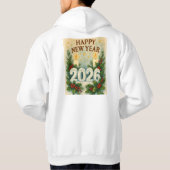 cozy happy new year 2026 winter hoodie (Rückseite)