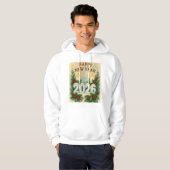 cozy happy new year 2026 winter hoodie (Vorne ganz)