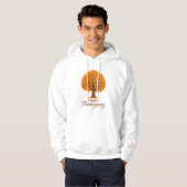 Cozy Happy Thanksgiving Autumn Tree  Hoodie (Vorne ganz)
