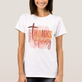 Cozy Happy Thanksgiving Sweatshirt for Fall T-Shirt (Vorderseite)
