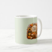 Cozy Harvest Pumpkin / Cosecha Acogedora Kaffeetasse (VorderseiteRechts)