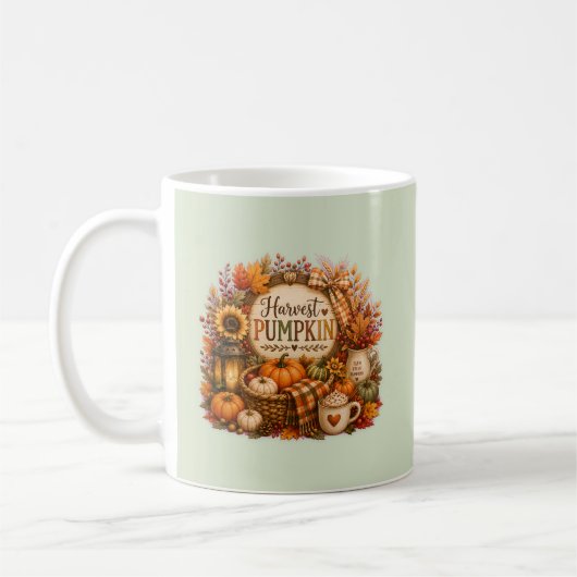 Cozy Harvest Pumpkin / Cosecha Acogedora Kaffeetasse (Links)