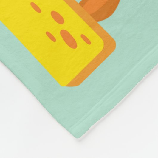 Cozy Hatchling Dinosaur Fleece Blanket (Ecke)