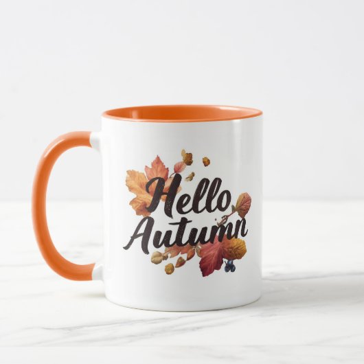 Cozy Hello Autumn Vibes Tasse (Links)