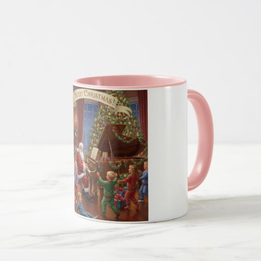 Cozy Holiday Illustration Tasse (VorderseiteRechts)