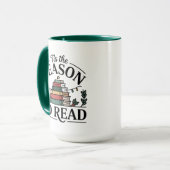 Cozy Holiday Reading Stack Tasse (Vorderseite Links)