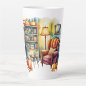 Cozy Home Reading Bouteilles — Framed Wall Milchtasse (Vorderseite)