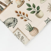 Cozy- Hygge- Design Fleecedecke (Ecke)
