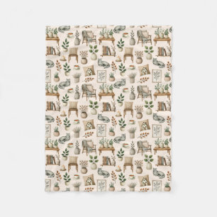 Cozy- Hygge- Design Fleecedecke