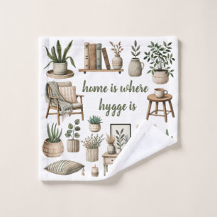 Cozy- Hygge- Design Waschlappen
