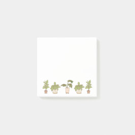 Cozy Indoor Plant Collection Post-it Klebezettel