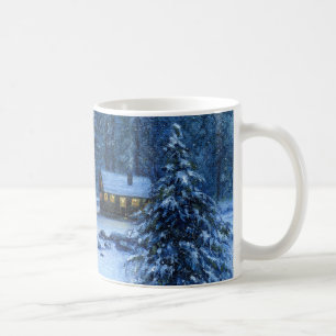 "Cozy Kabine im Schnee" Tasse