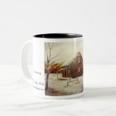 Cozy Kabinen-Kaffee-Tasse Zweifarbige Tasse (Vorderseite Links)