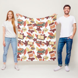 Cozy Kawaii Fall Vibes Fleecedecke