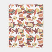 Cozy Kawaii Fall Vibes Fleecedecke (Vorderseite)