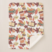 Cozy Kawaii Fall Vibes Sherpadecke (Vorderseite)