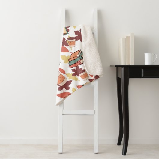 Cozy Kawaii Fall Vibes Sherpadecke (Beispiel)